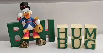 Vintage Scrooge McDuck Walt Disney Attraction BAH HUMBUG blocks New In Box - Image 1 of 4