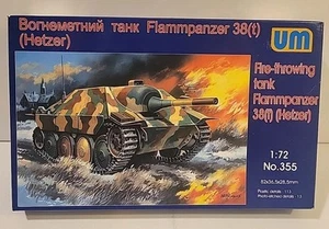 UM WWII Flammpanzer 38 Fire Throwing Tank 1/72 Scale Model Kit No.355 - Picture 1 of 8