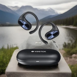 Voistek Auriculares de Oreja Abierta Bluetooth 5.3 Auriculares Inalámbricos 45H Batería Impermeable - Imagen 1 de 7