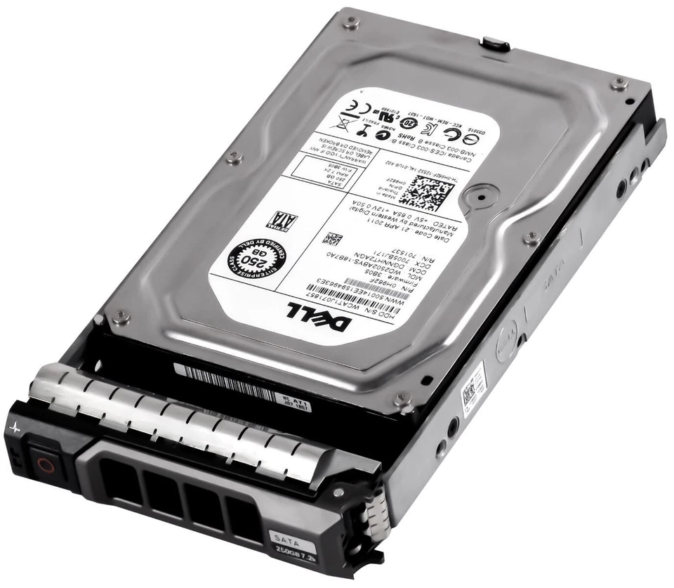 Disco Rigido Dell 0H962F WD250ABYS 250GB 7200U/Min 16MB SATA II - Immagine 1 di 3