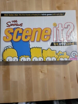 THE SIMPSONS Scene It DVD & Trivia Board Game 2009 Brand New Sealed Box - Image 1 of 4