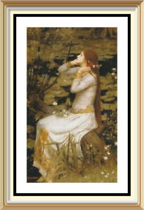 Pre-Raphaelite Art WATERHOUSE Print OPHELIA Shakespeare's HAMLET Love Romance