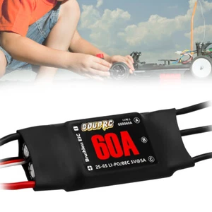 60A Brushless RC ESC Electric Speed Controller for Drone RC Helicopter Airplane - Picture 1 of 10