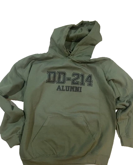DD-214 Alumni Hoodie / Sweetshirt. Perfect For Marines, Army, Navy, Airforce N - Image 1 of 1