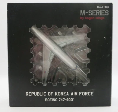 Hogan M-Series Republic of Korea Air Force Boeing 747-400 Model - 50013 - 1/500 - Image 1 of 4