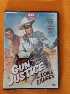 NEW GUN JUSTICE FEATURING THE LONE RANGER DVD 50 EPISODES ROY ROGERS AND MORE - Picture 1 of 2