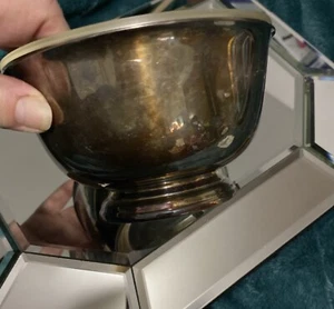 WEBSTER-WILCOX INTERNATIONAL SILVER CO. Bowl W/liner 336/5-2.75”tall, 5” VTG - Picture 1 of 5