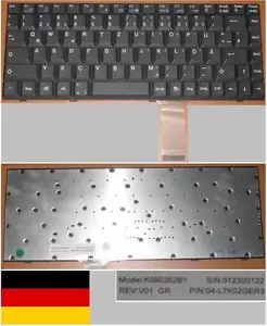 Keyboard Qwertz German ASUS L7200 L7300 K990362B1 04-L7K02GER3 Black - Picture 1 of 1