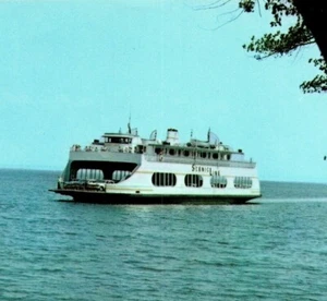 MV Champlain Scenic Line Ferry The Lake Burlington & Port Kent Vintage Postcard - Picture 1 of 4