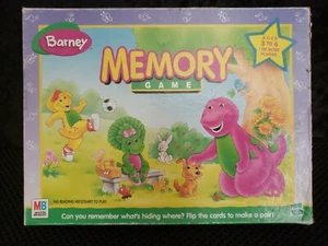  Vintage 1990's BARNEY Memory Game 1993 Milton Bradley BABY BOP  - Picture 1 of 7