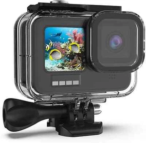 Étui étanche pour Gopro 13, 12,11,10, 9 Hero noir boîtier de plongée protection - Photo 1 sur 11