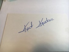 Kurt Knudsen 1992 Detroit Tigers Signed 3x5 index Card
