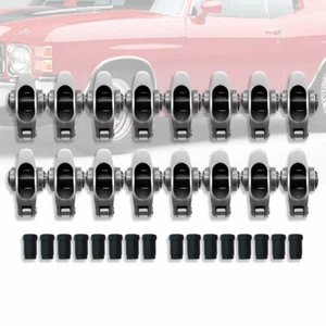Stainless 1.6 Ratio 7/16" Roller Rocker Arms Fit Ford SBF 289 302 351 Windsor - Picture 1 of 6