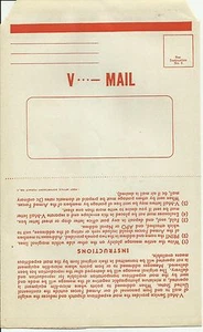 1941-45 V MAIL SERVICE MAILER ENVELOPE For Armed Forces Outside Continental USA - Picture 1 of 2