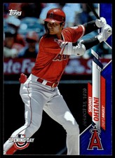 Shohei Ohtani 2020 Topps Opening Day Blue Foil I31 /2020 #43 Los Angeles Angels