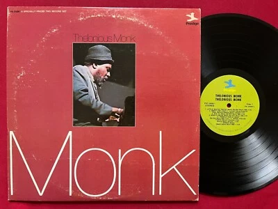 THELONIOUS MONK ~THELONIOUS MONK 2 LP (1972) PRESTIGE JAZZ VG+ PRT 24006 STEREO - Image 1 of 2