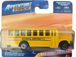 Adventure Force- Ford School Bus Diecast By Maisto Full Bus Size - Picture 1 of 5