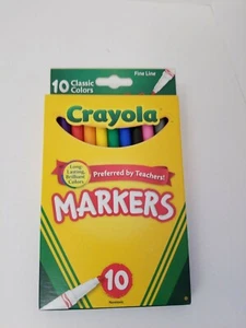 Crayola 10ct Classic Fine Line Markers - Picture 1 of 7