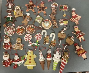 32 CUTE POLYMER CLAY KITCHEN THEMED CHRISTMAS ORNAMENTS - Picture 1 of 6