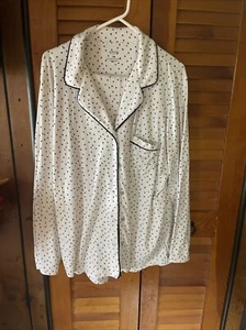 FREE SIPPING-Women’s ALFANI 2X Pajama Set-Great Shape- 💤💤~ Black and White - Picture 1 of 4