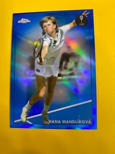 RS13370  2021 Topps Chrome Tennis Blue Refractors #41 Hana Mandlikova #98/99