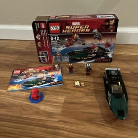 LEGO 76006 Marvel Super Heroes: Iron Man Extremis Sea Port Battle Complete w/Box