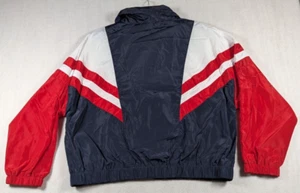 New Look Sport - Retro Style -Windbreaker / Jacket - Black/Red/White - Size 1X - Imagen 1 de 16