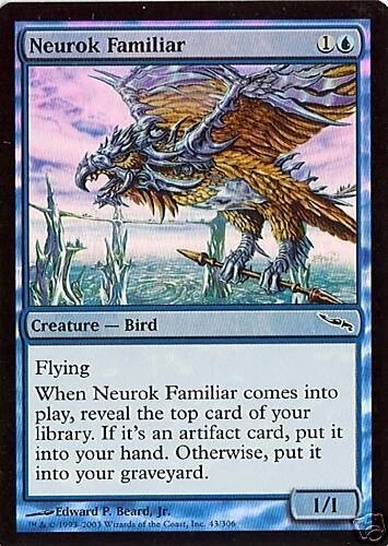 MTG - Mirrodin - Neurok Familiar - 2X - Foil - NM - Image 1 of 1