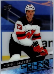 20-21 UPPER DECK YOUNG GUNS CLEAR CUT MIKHAIL MALTSEV RC #723 NEW JERSEY DEVILS - Picture 1 of 2