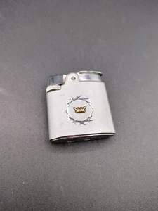 Vintage Lady Ronson Varaflame  Lighter Crown Emblem England Rare - Picture 1 of 3