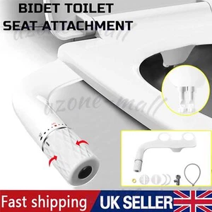 Ultra-Slim Bidet Toilet Seat Attachment for Toilet w/ Non-Electric Dual Nozzle - Picture 1 of 15