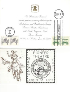 #2124-#2128 FD Invitation Program 4.9c Buckboard & 8.3c Ambulance Coil Stamps - Picture 1 of 1