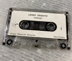 LENNY KRAVITZ Circus paper label PROMOTIONAL CASSETTE Virgin - Picture 1 of 4