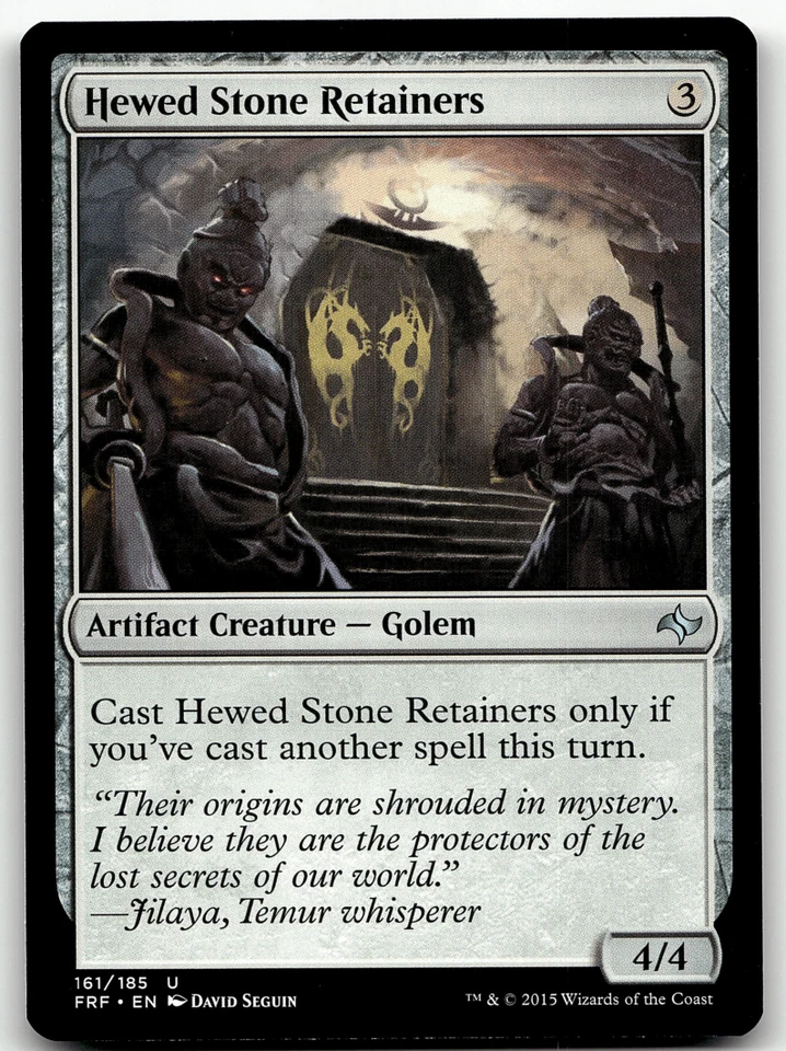 MTG Hewed Stone Retainers Fate Reforged 161/185 Regular Uncommon - Image 1 of 1