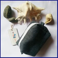 rectanguler cuboid shape fabric pouch, storage bag, Zipper Case Pouch