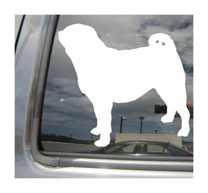 Pug Dog - Purebred Car Window Vinyl Decal Sticker 01665 - Picture 1 of 1