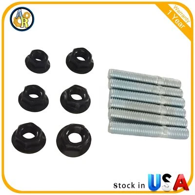Kit de pernos y tuercas de brida de escape delantero para Chevrolet Cadillac Escalade Ford GMC Foto 1 de 3