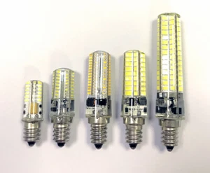 E12 2W/3W/5W/7W C7 Candelabra LED Light bulb AC12V/DC12~24V Silicone Lamp - Picture 1 of 8