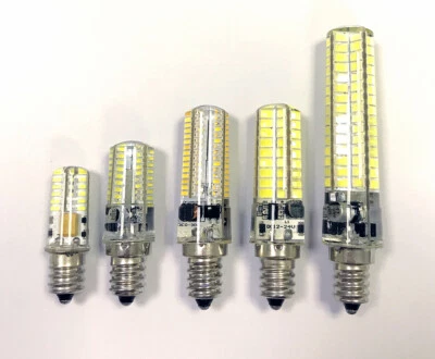 E12 2W/3W/5W/7W C7 Candelabra LED Light bulb AC12V/DC12~24V Silicone Lamp - Image 1 of 3