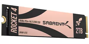 Sabrent Rocket 4 2TB M.2 NVMe PCIe Gen4 X4 Interne SSD SB-RKT4L-2TB NEU - Bild 1 von 4