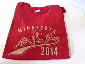 All Star Game Baseball 2014 Minnesota Fox Sport rotes T-Shirt neu weich M Medium - Bild 1 von 3
