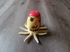 GIOCATTOLO DI PELUCHE PIRATA POLPO ANIMALI DA SOGNO DA COLLEZIONE ALTEZZA 4 1/2 POLLICI - Foto 1 di 2