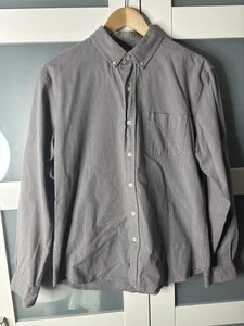 Edwin Tokyo Men’s Grey Button Down Shirt – Size Medium – Casual Cotton - Picture 1 of 17