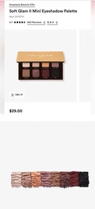 ANASTASIA BEVERLY HILLS ~ SOFT GLAM II EYESHADOW PALETTE ~ AUTHENTIC NIB - Picture 1 of 4