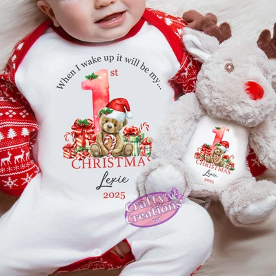 My First Christmas Baby Body/Strampler