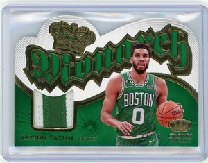 Parche dorado Panini Crown Royale Monarch 2023-24 #MM-TAT Jayson Tatum #17/25 - Imagen 1 de 2