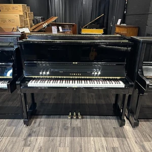 Yamaha U1 Upright Piano in Black Polyester | Grade 1-8+ | Summer Sale | - Picture 1 of 24