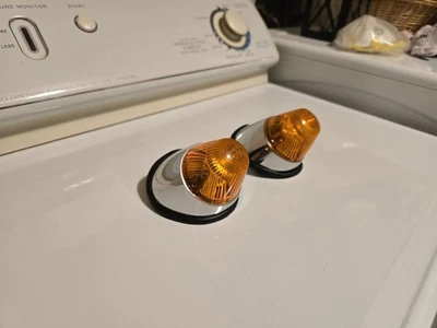 Volkswagen VW Fastback Notchback Squareback Bullet Turn Signals Original Hella - Image 1 of 4