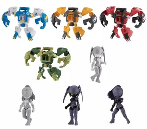 Capsuloid Reverse Color Set of 8 Figures - Transforming Robot Collectible Duty P - Picture 1 of 1