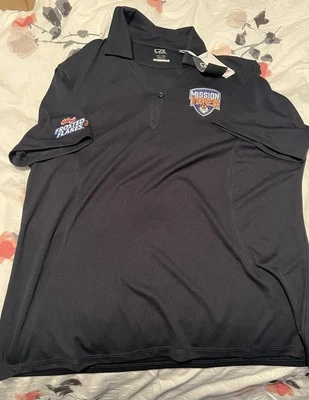 Cutter & Buck вышивка матовые хлопья Drytec поло темно-синий размер женщины XXL - Изображение 1 из 4